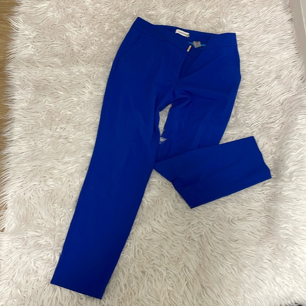 Calvin Klein royal blue suit pants